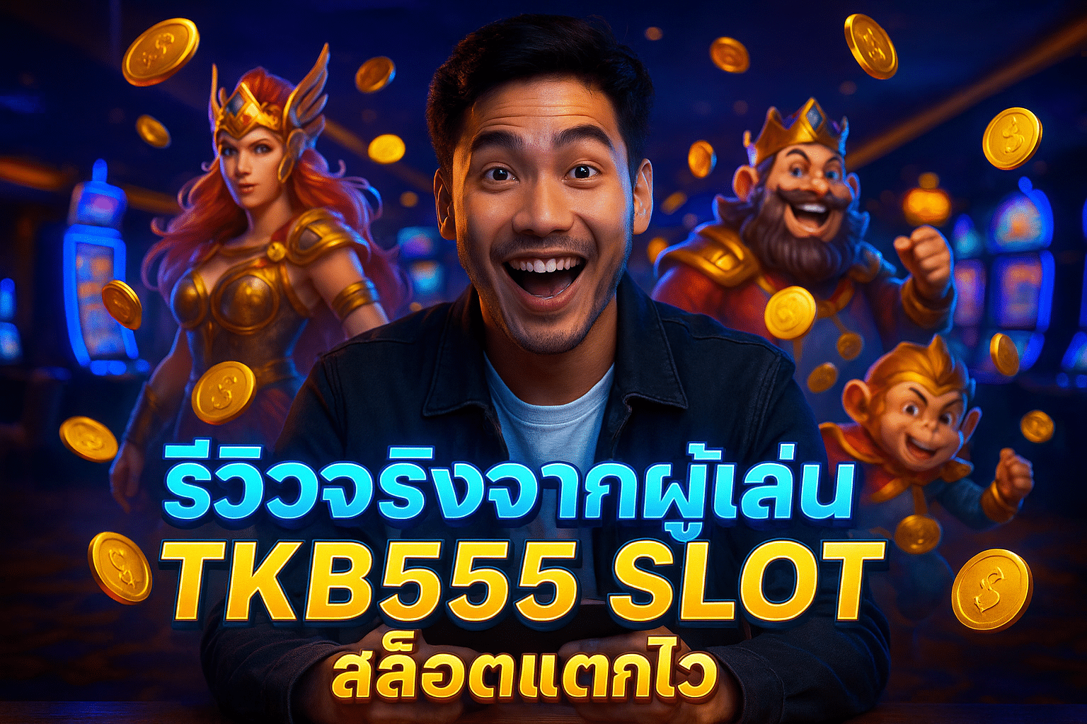 รีวิวจริงจากผู้เล่น TKB555 SLOT สล็อตแตกไว
