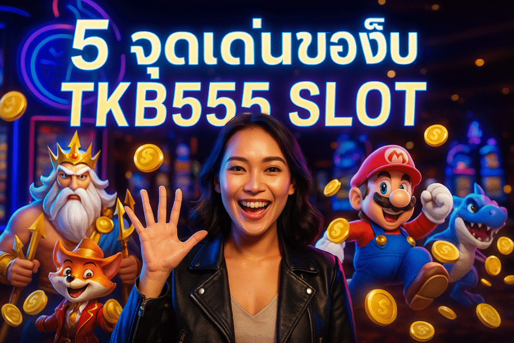 5 จุดเด่นของเว็บ TKB555 SLOT