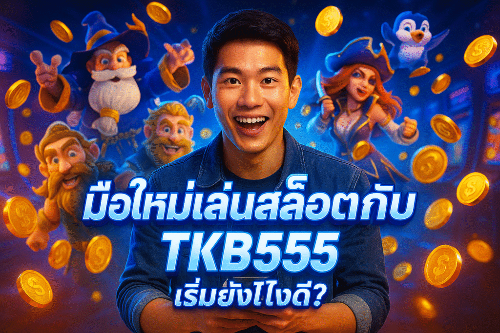 มือใหม่เล่นสล็อตกับ TKB555 เริ่มยังไงดี?
